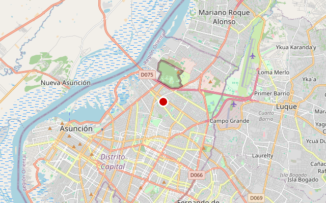 Kaart van Asunción, Asunción
