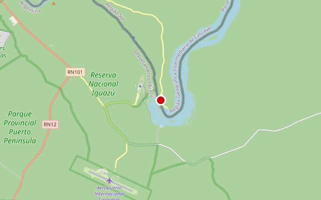 Kaart van Macuco Safari Road, PR