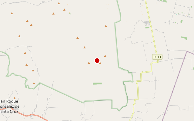 Kaart van Guairá Department, 040603