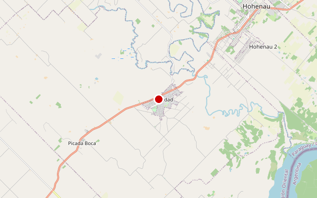 Kaart van Trinidad, Itapúa Department