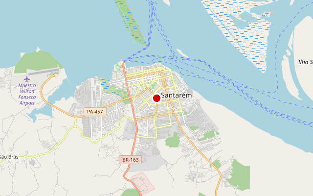 Kaart van Santarém, PA