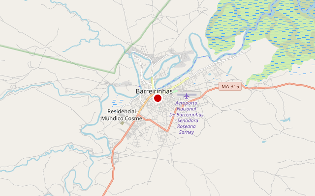 Kaart van Barreirinhas, MA, 65590-000