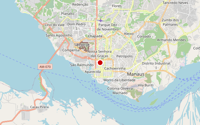 Kaart van Manaus, AM